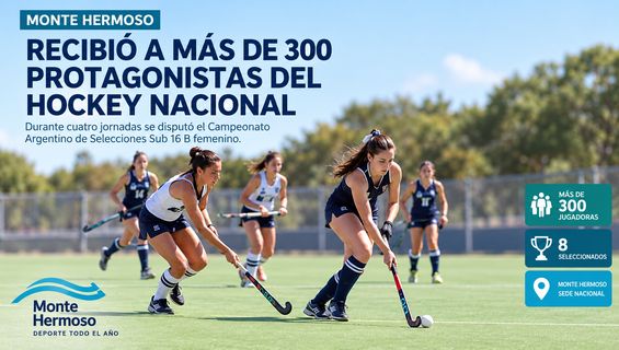 más de 300 protagonistas del hockey nacional